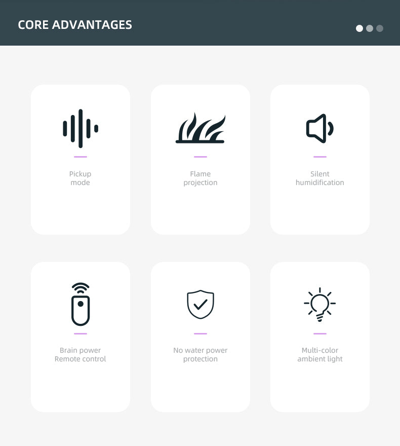 Pickup Flame Aroma Diffuser – Music in One